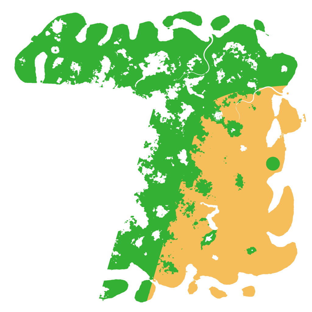 Biome Rust Map: Procedural Map, Size: 6000, Seed: 31512232