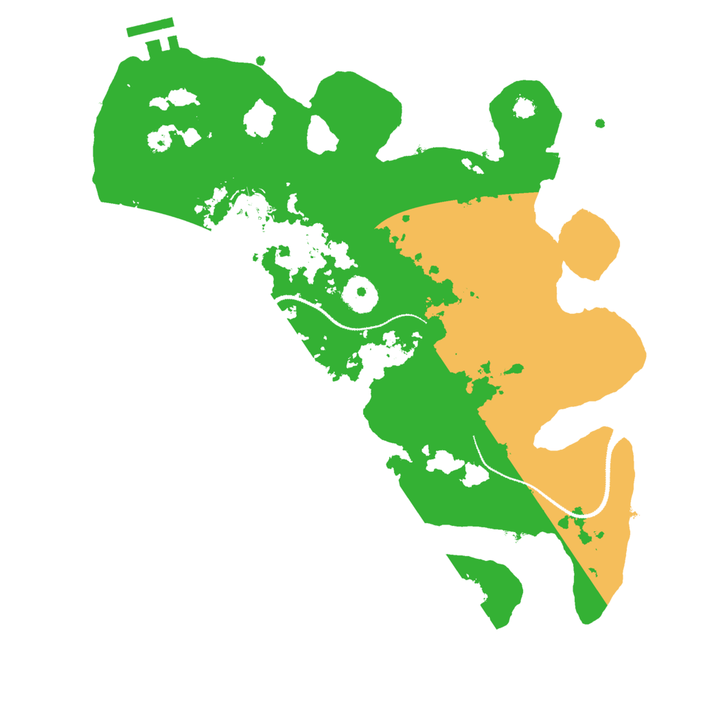 Biome Rust Map: Procedural Map, Size: 3000, Seed: 15839