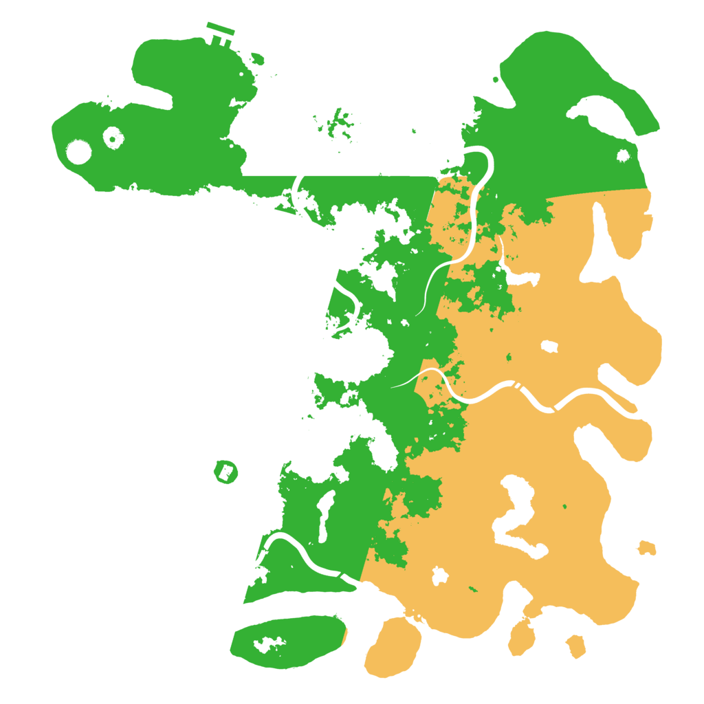 Biome Rust Map: Procedural Map, Size: 5000, Seed: 31512232