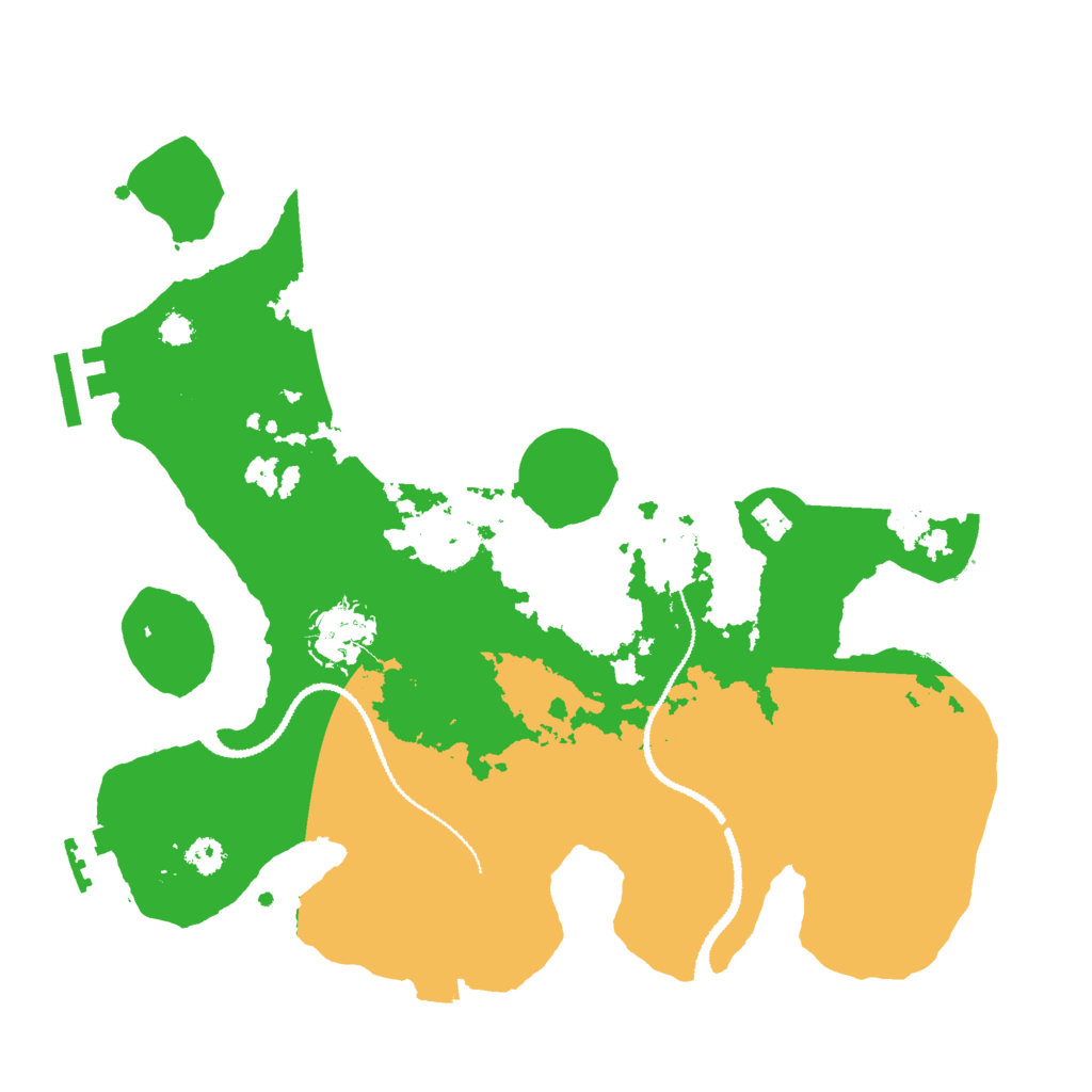 Biome Rust Map: Procedural Map, Size: 3000, Seed: 1435929482