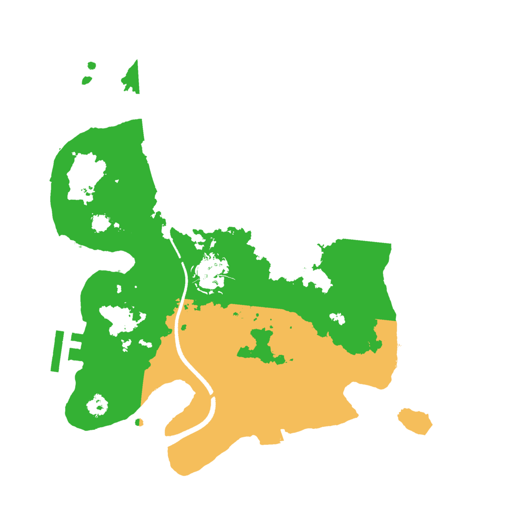 Biome Rust Map: Procedural Map, Size: 2500, Seed: 142061902