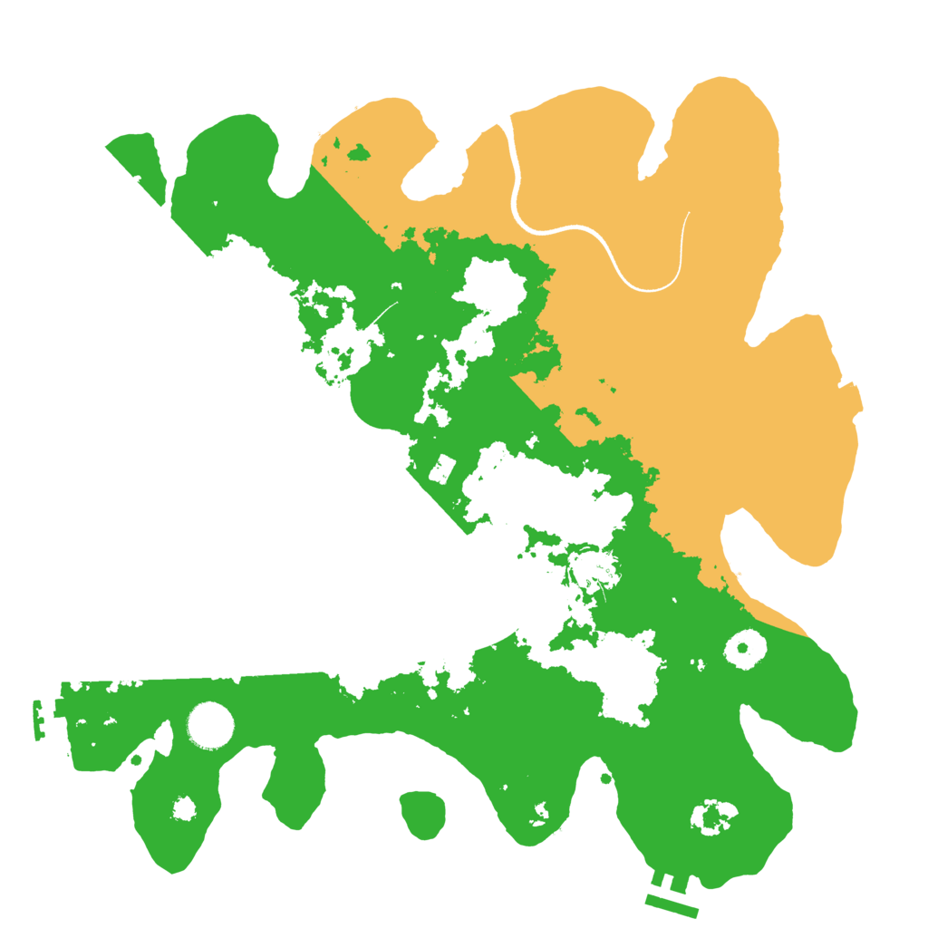 Biome Rust Map: Procedural Map, Size: 3500, Seed: 24102