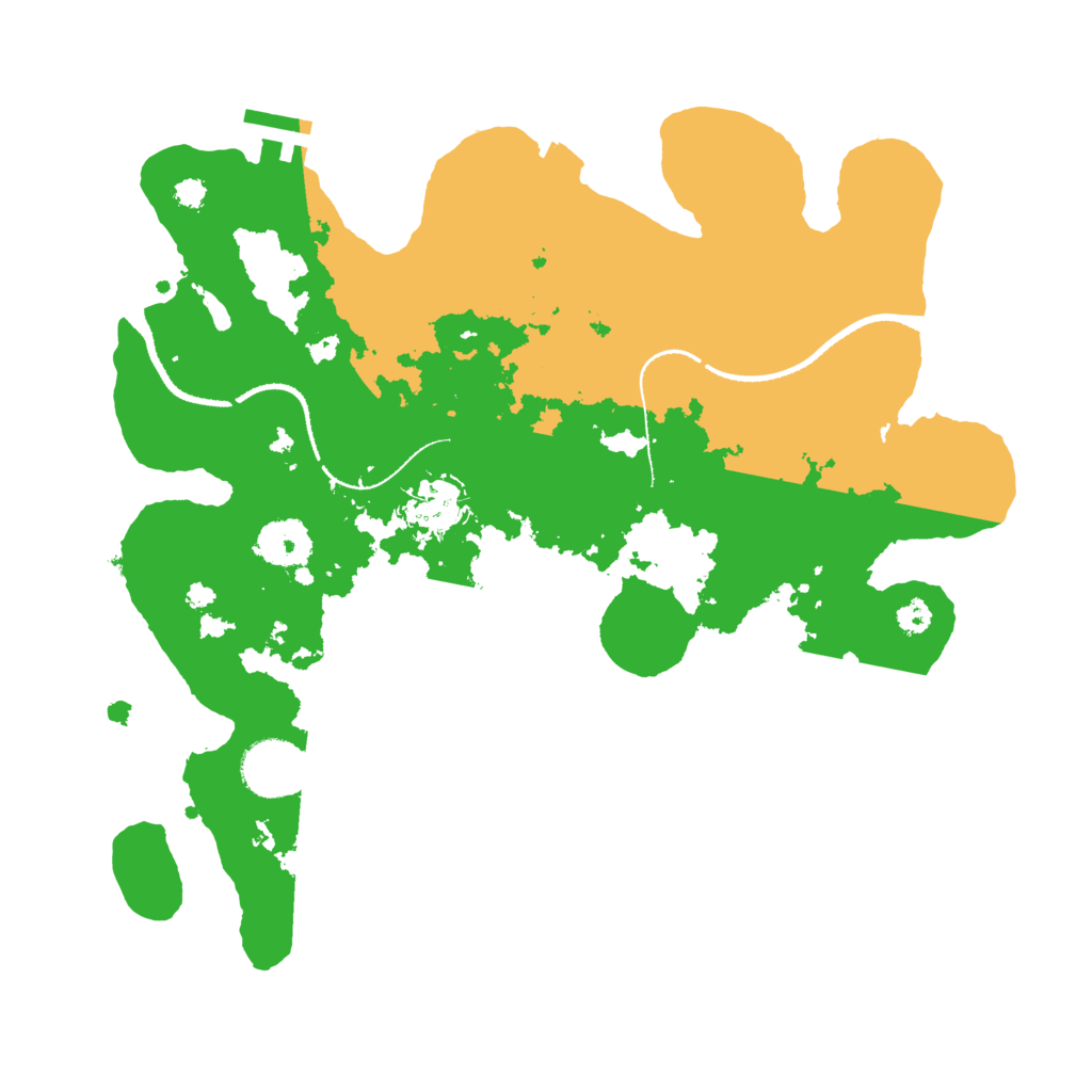 Biome Rust Map: Procedural Map, Size: 3250, Seed: 58908