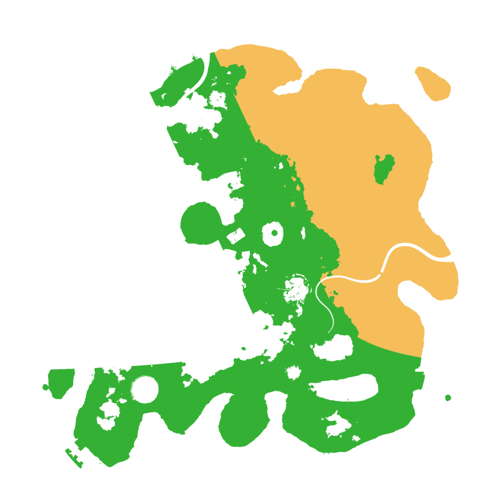 Biome Rust Map: Procedural Map, Size: 3250, Seed: 66666