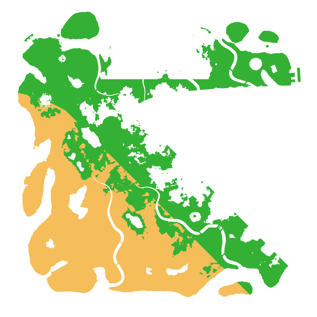 Biome Rust Map: Procedural Map, Size: 4500, Seed: 2045596488