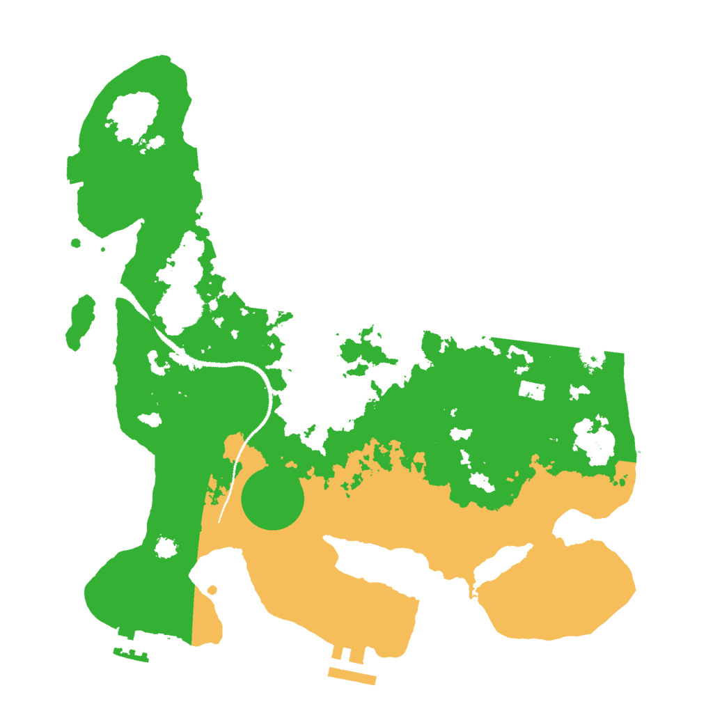 Biome Rust Map: Procedural Map, Size: 3000, Seed: 7771539