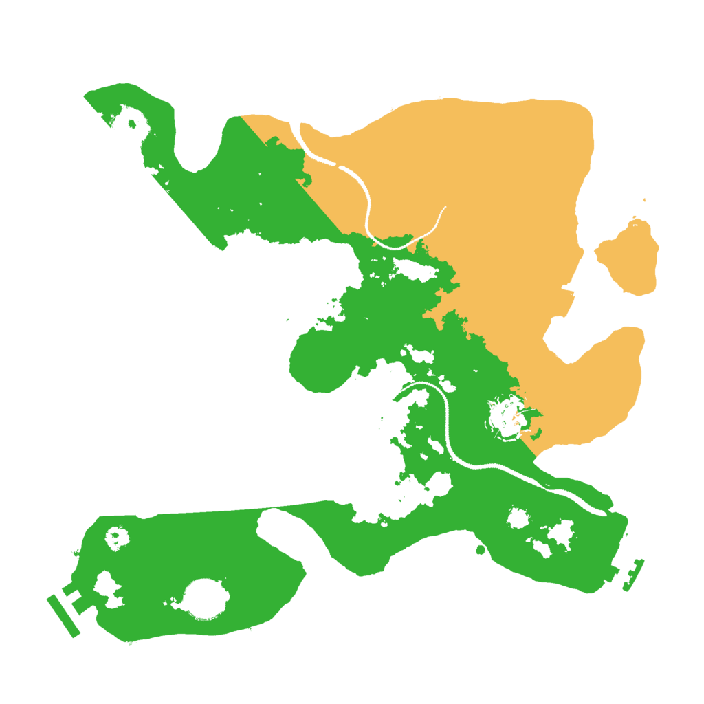 Biome Rust Map: Procedural Map, Size: 3000, Seed: 1512216197