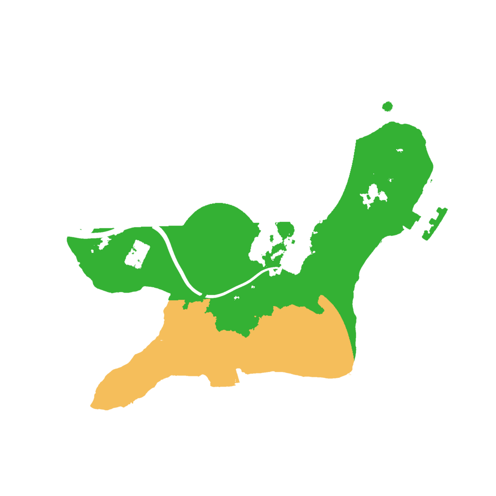 Biome Rust Map: Procedural Map, Size: 2000, Seed: 100035042