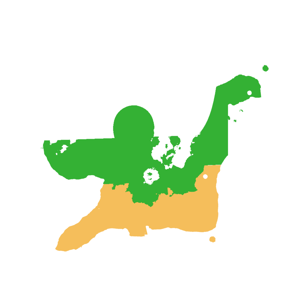Biome Rust Map: Procedural Map, Size: 2000, Seed: 100035042