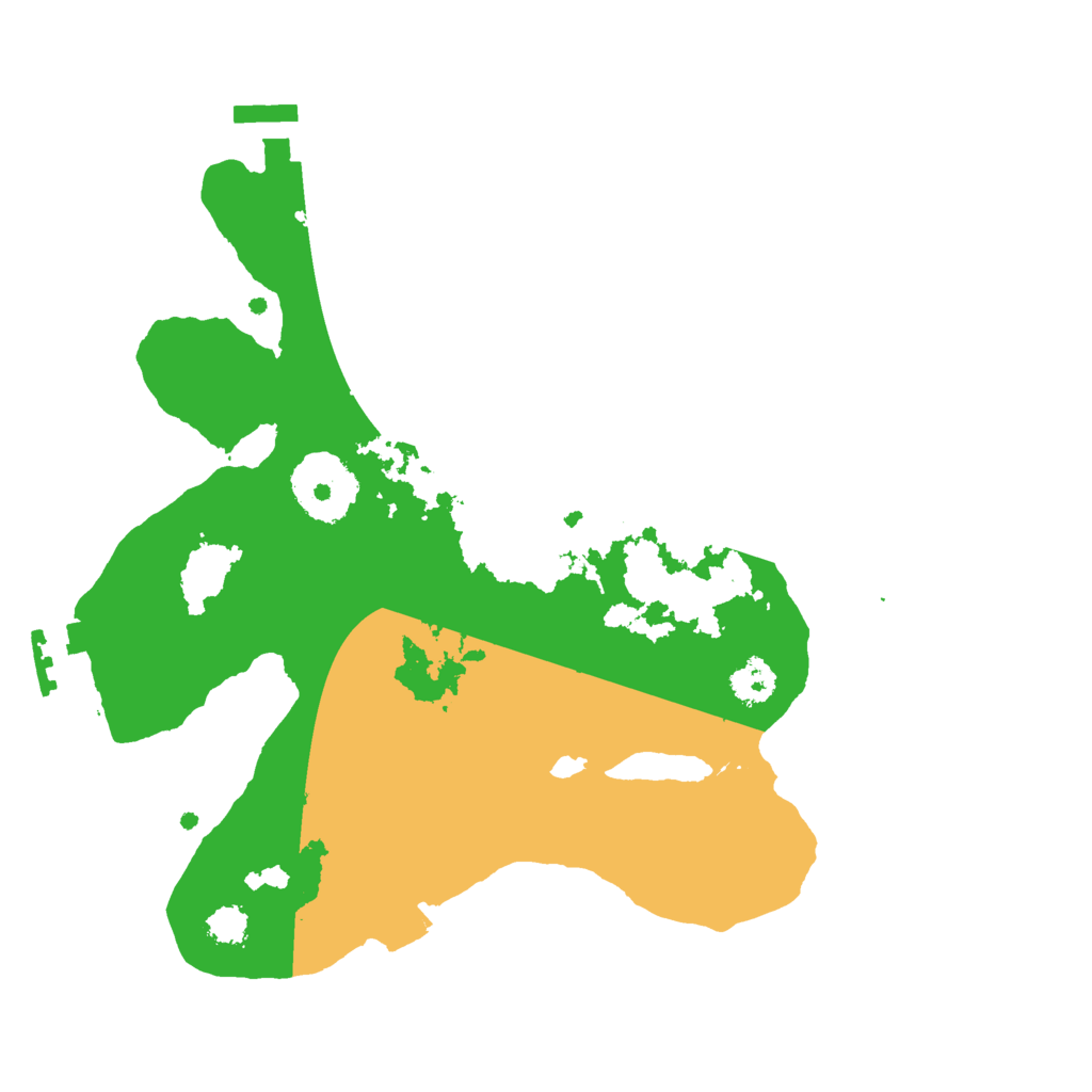 Biome Rust Map: Procedural Map, Size: 2500, Seed: 907127440