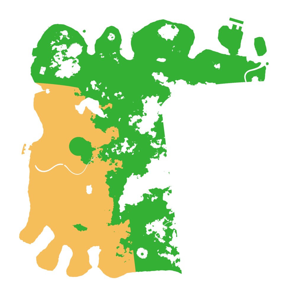 Biome Rust Map: Procedural Map, Size: 4250, Seed: 52605820