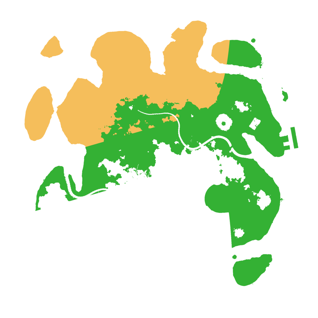 Biome Rust Map: Procedural Map, Size: 3000, Seed: 26447