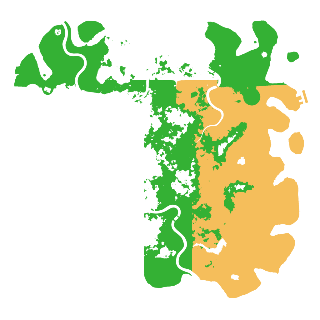 Biome Rust Map: Procedural Map, Size: 5000, Seed: 15000000