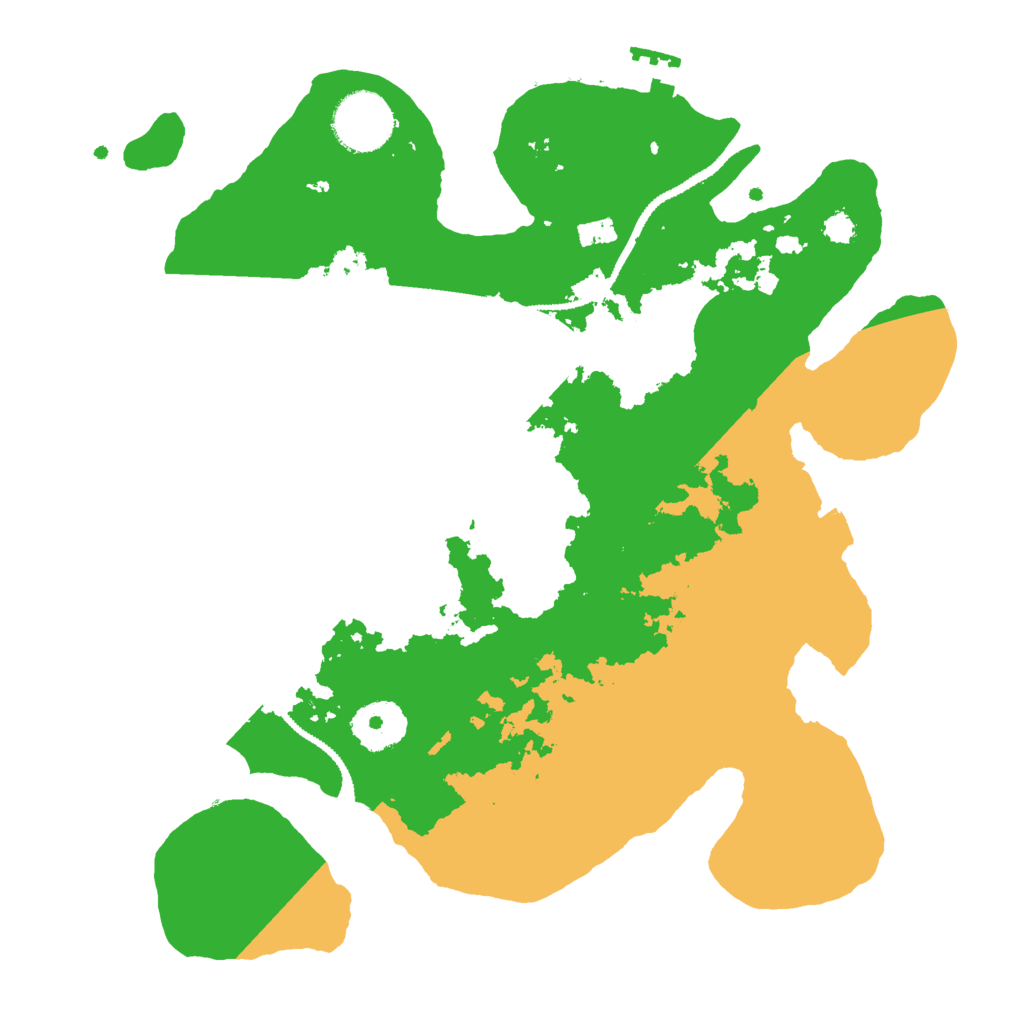 Biome Rust Map: Procedural Map, Size: 3000, Seed: 1985390209