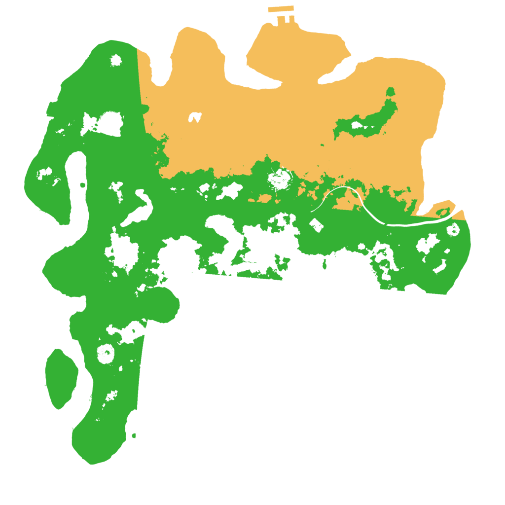 Biome Rust Map: Procedural Map, Size: 4000, Seed: 519736034