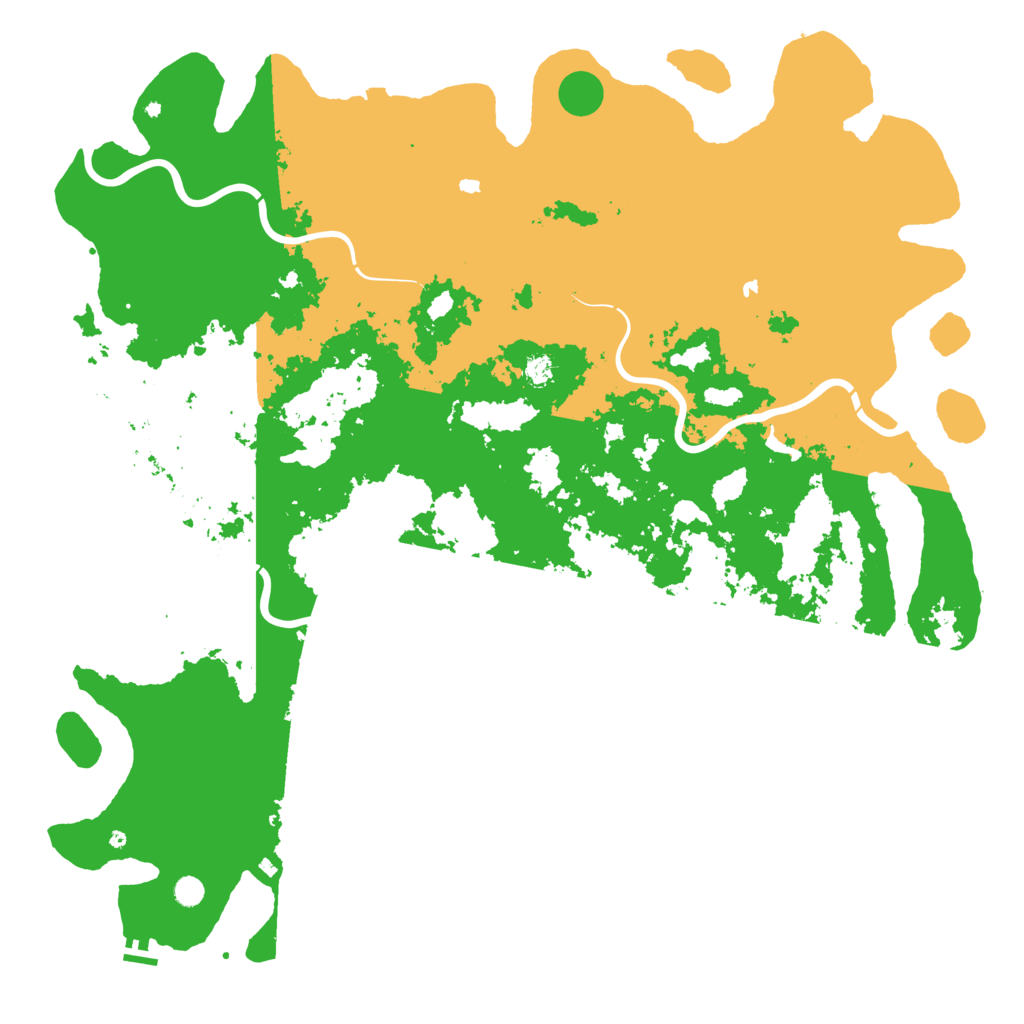 Biome Rust Map: Procedural Map, Size: 6000, Seed: 1202198108