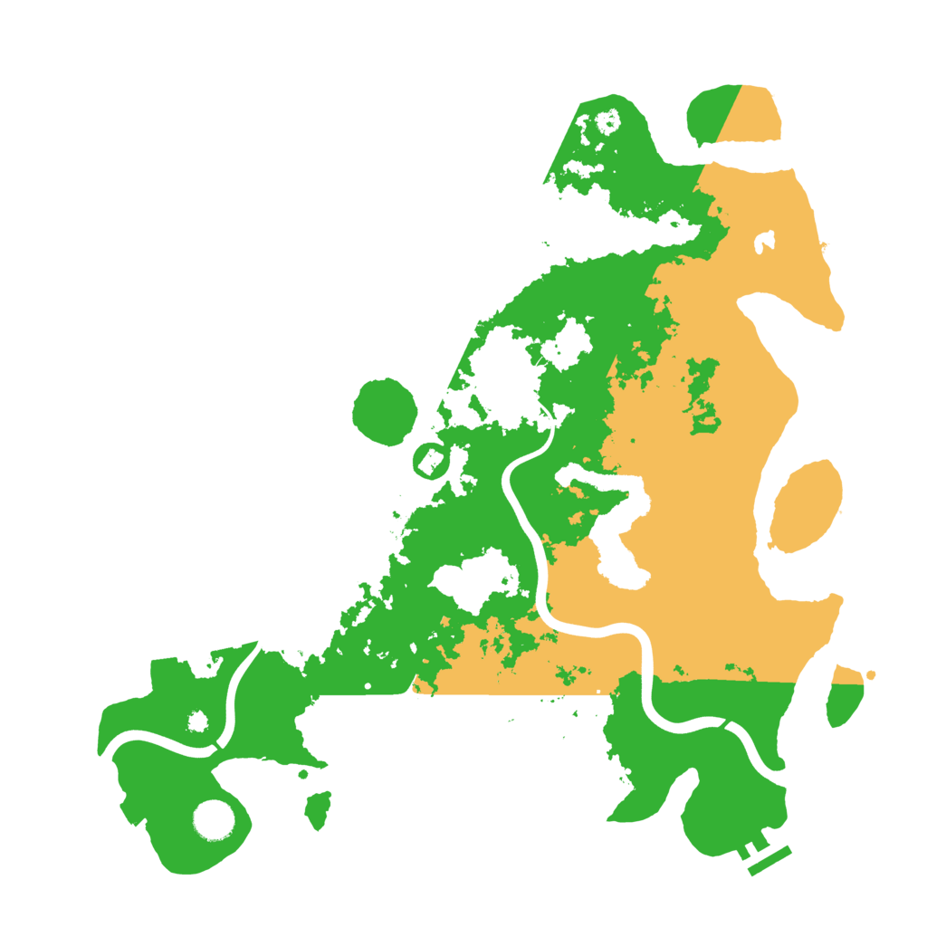 Biome Rust Map: Procedural Map, Size: 4000, Seed: 1091165260