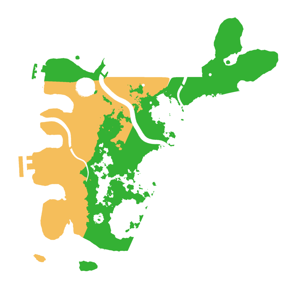 Biome Rust Map: Procedural Map, Size: 3000, Seed: 1555969