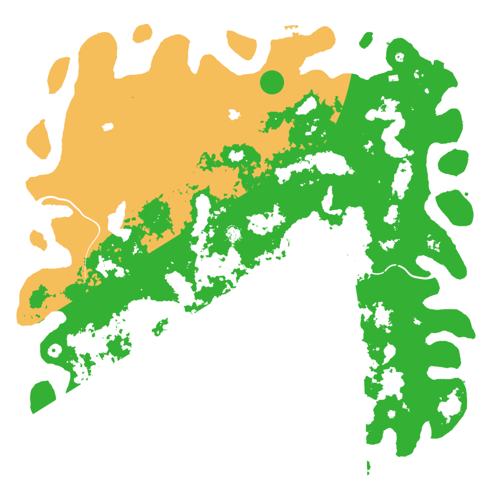 Biome Rust Map: Procedural Map, Size: 5500, Seed: 995904265