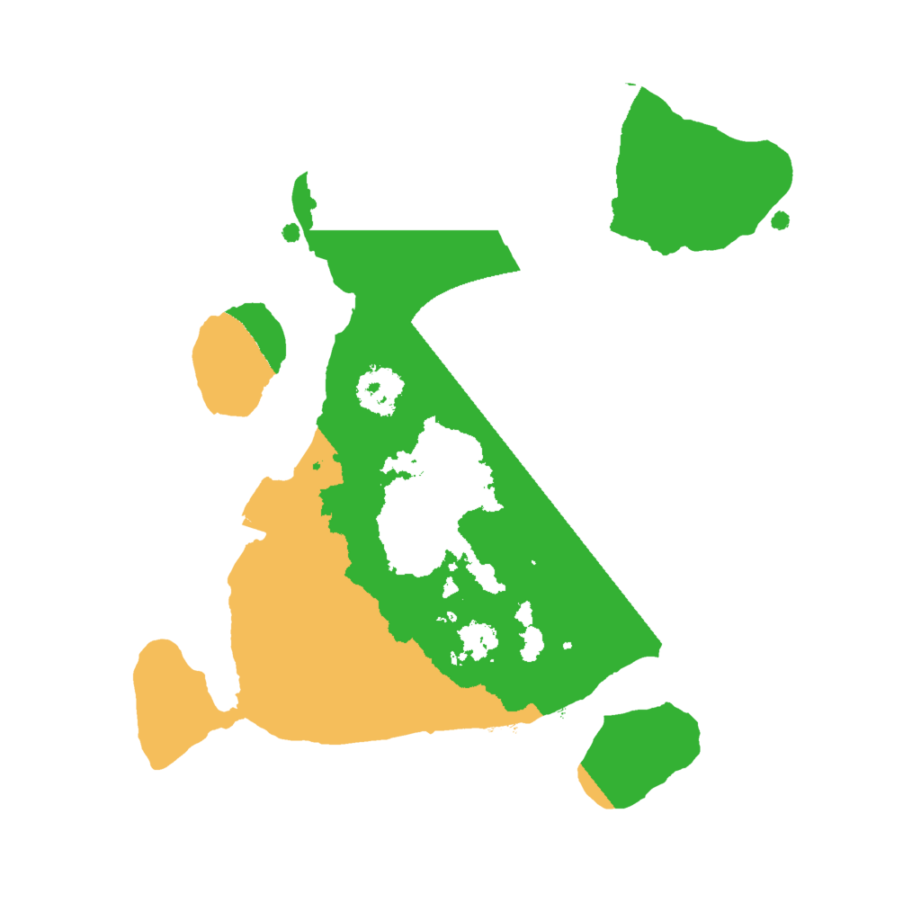 Biome Rust Map: Procedural Map, Size: 2000, Seed: 822593865