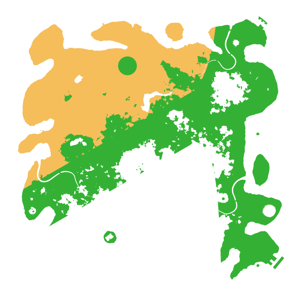 Biome Rust Map: Procedural Map, Size: 4250, Seed: 774195981