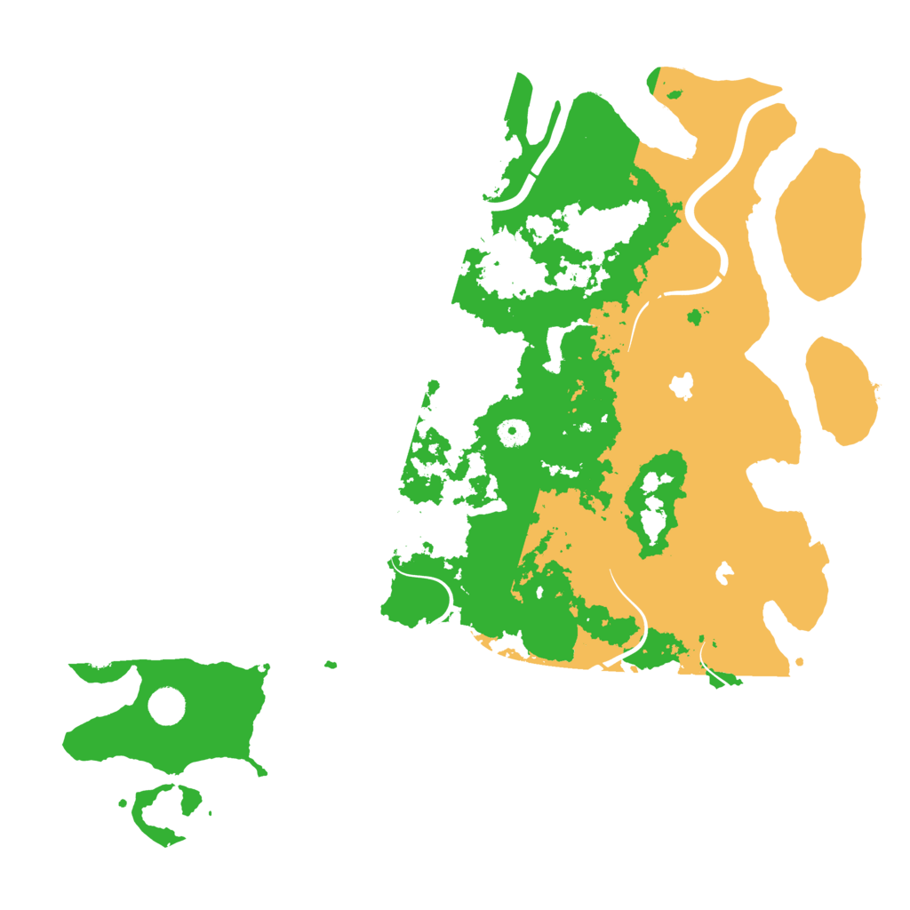 Biome Rust Map: Procedural Map, Size: 4500, Seed: 1200170726