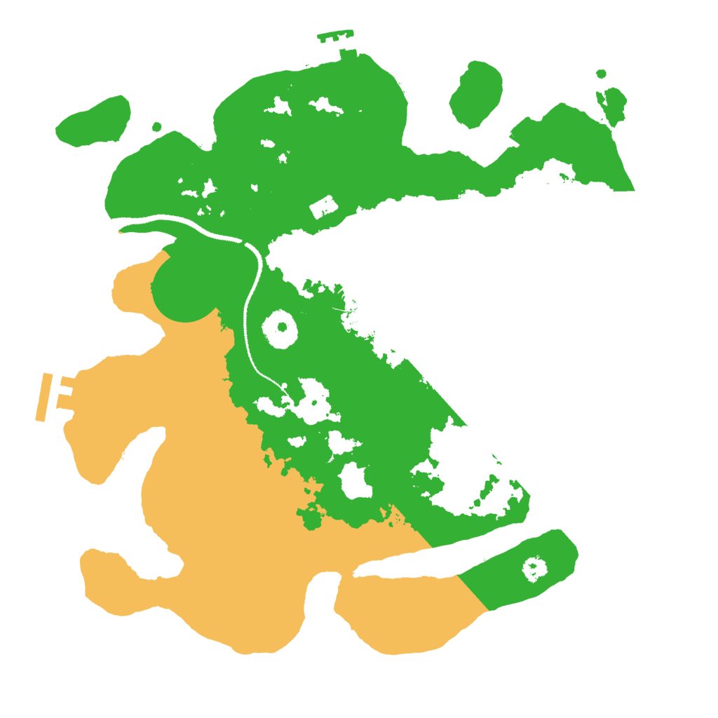 Biome Rust Map: Procedural Map, Size: 3000, Seed: 198811313