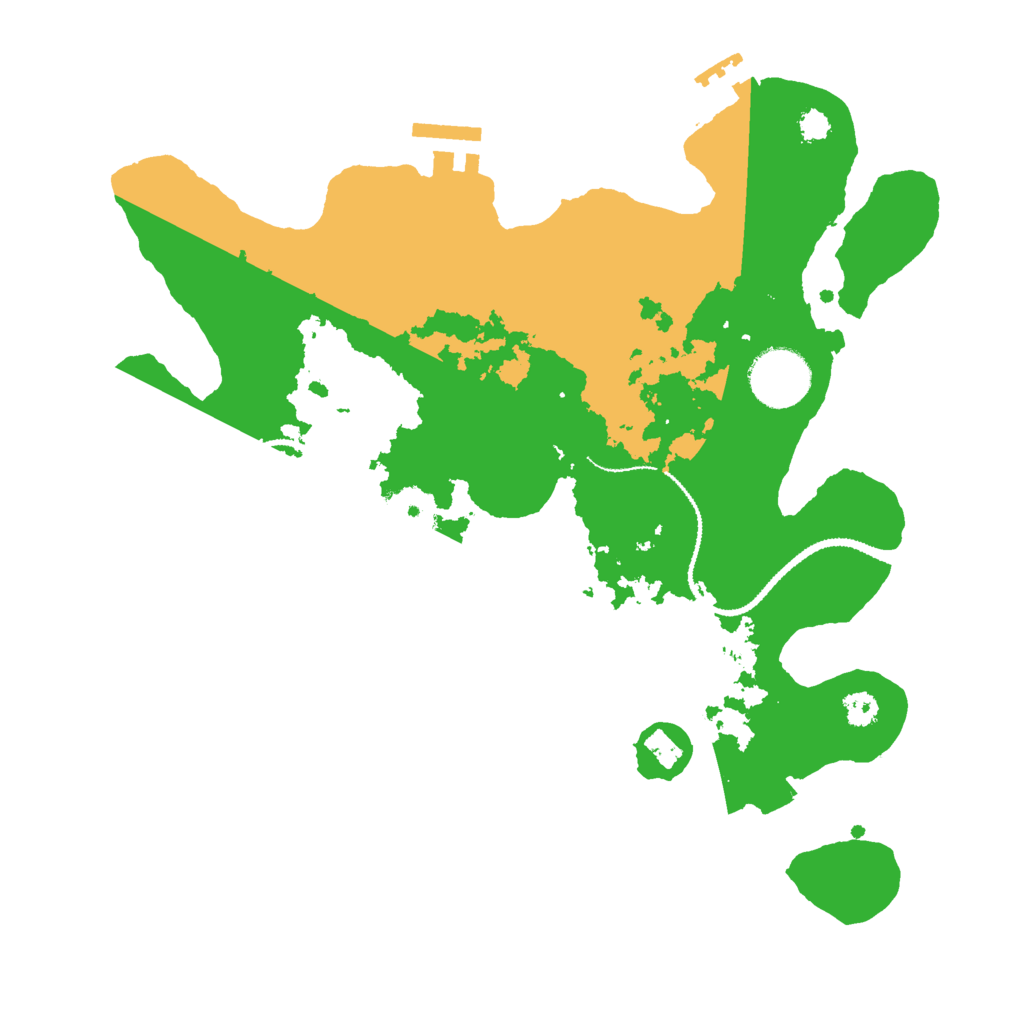 Biome Rust Map: Procedural Map, Size: 3000, Seed: 886864190
