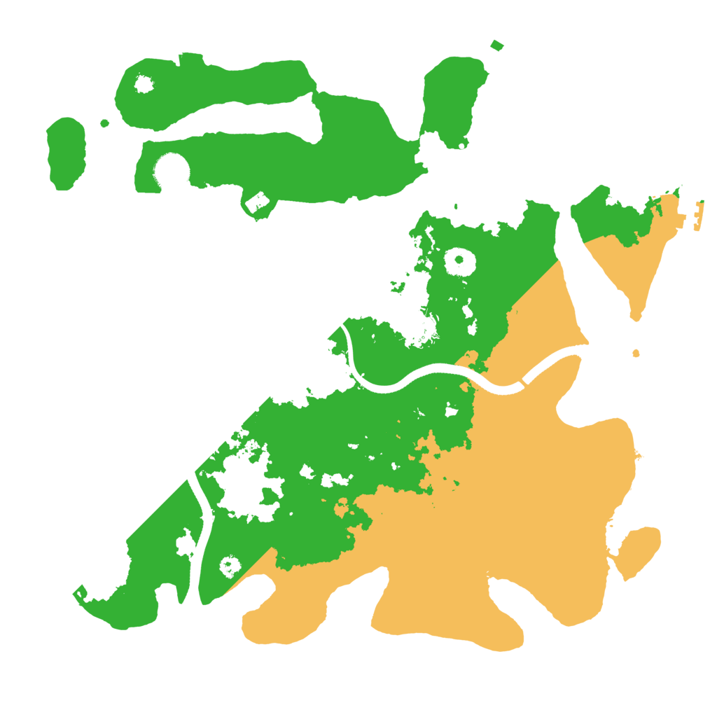 Biome Rust Map: Procedural Map, Size: 3500, Seed: 325632