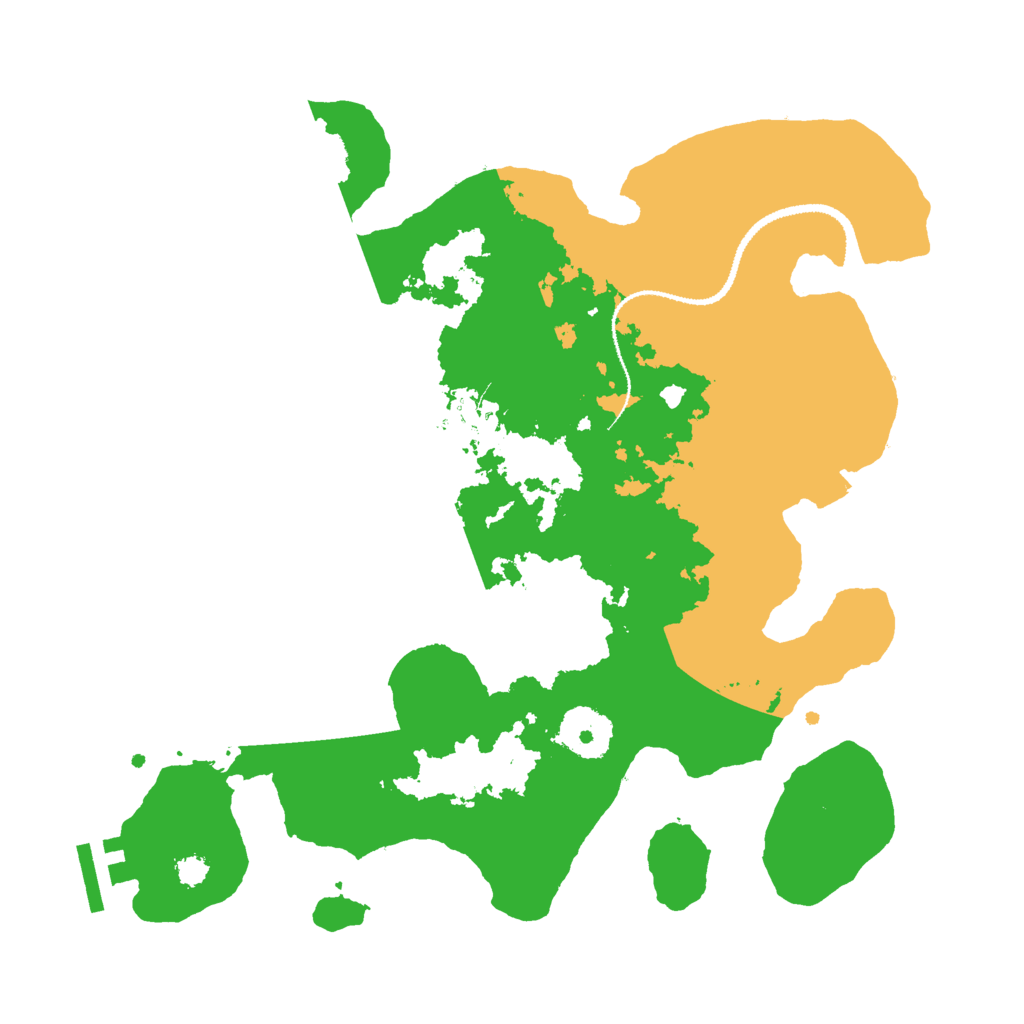 Biome Rust Map: Procedural Map, Size: 3000, Seed: 8201435