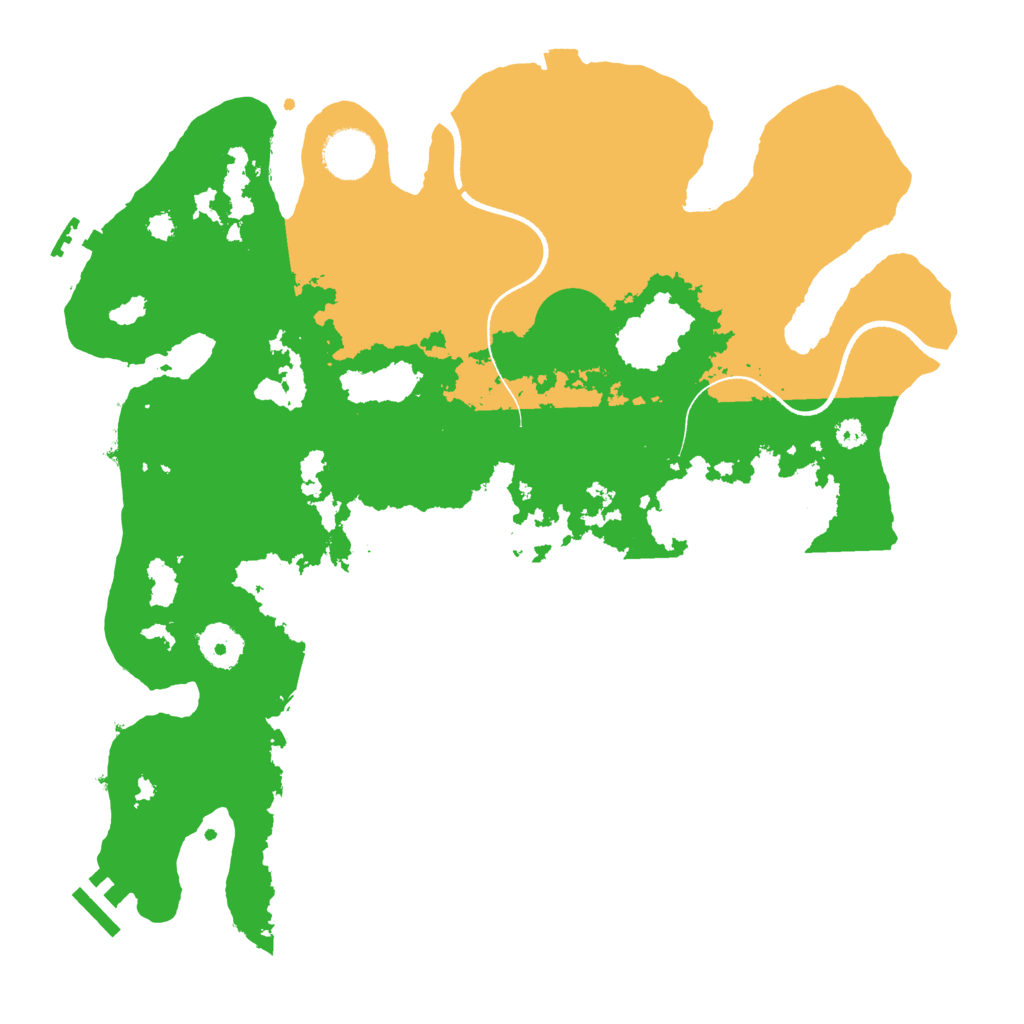 Biome Rust Map: Procedural Map, Size: 3500, Seed: 1598973830