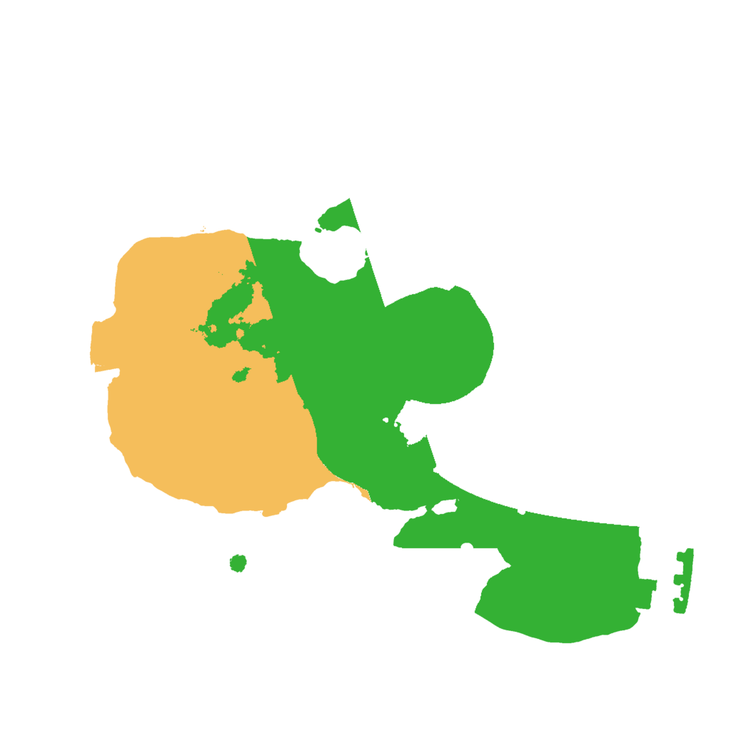 Biome Rust Map: Procedural Map, Size: 1700, Seed: 48627