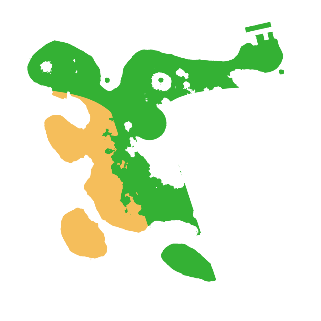 Biome Rust Map: Procedural Map, Size: 2500, Seed: 28853