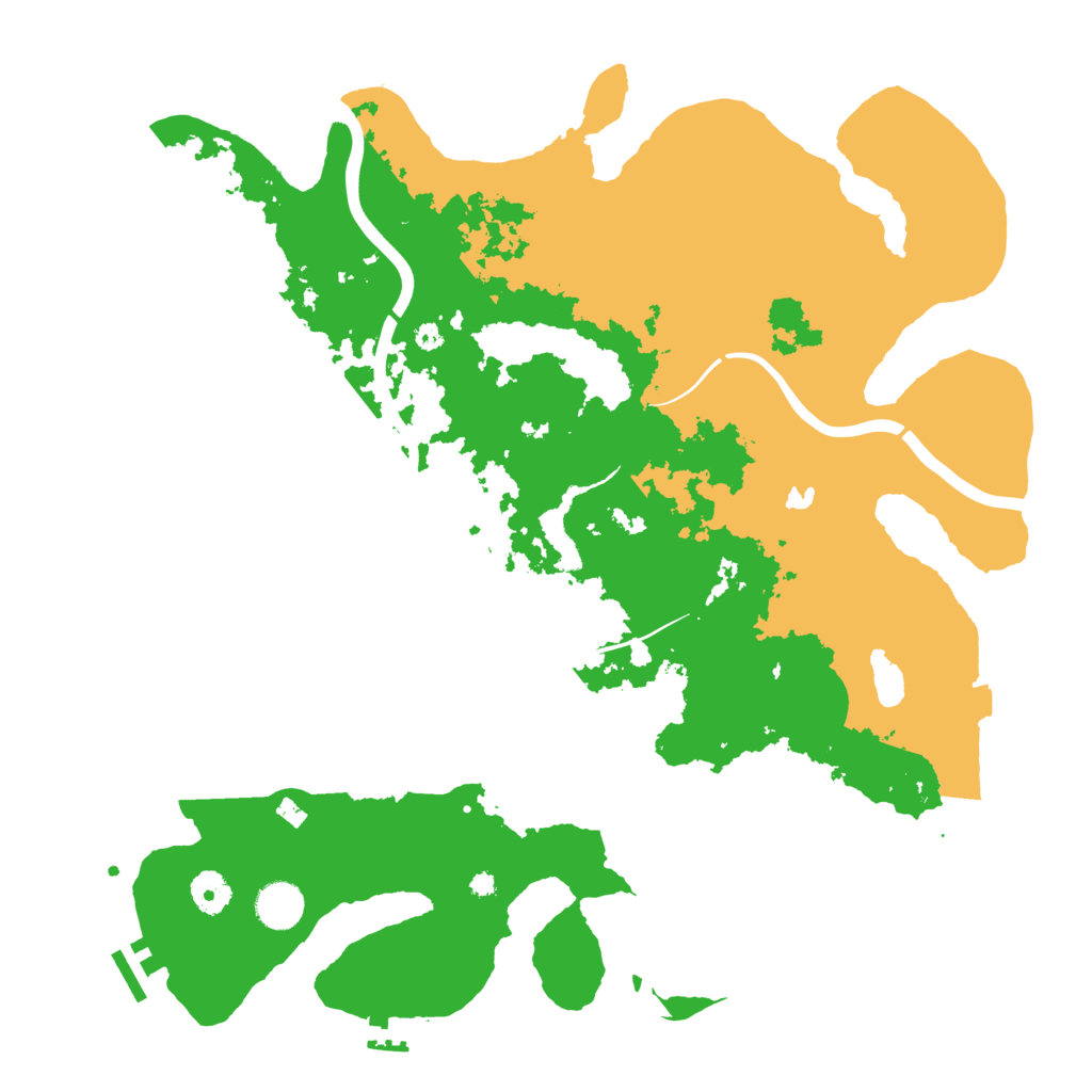 Biome Rust Map: Procedural Map, Size: 4000, Seed: 469665