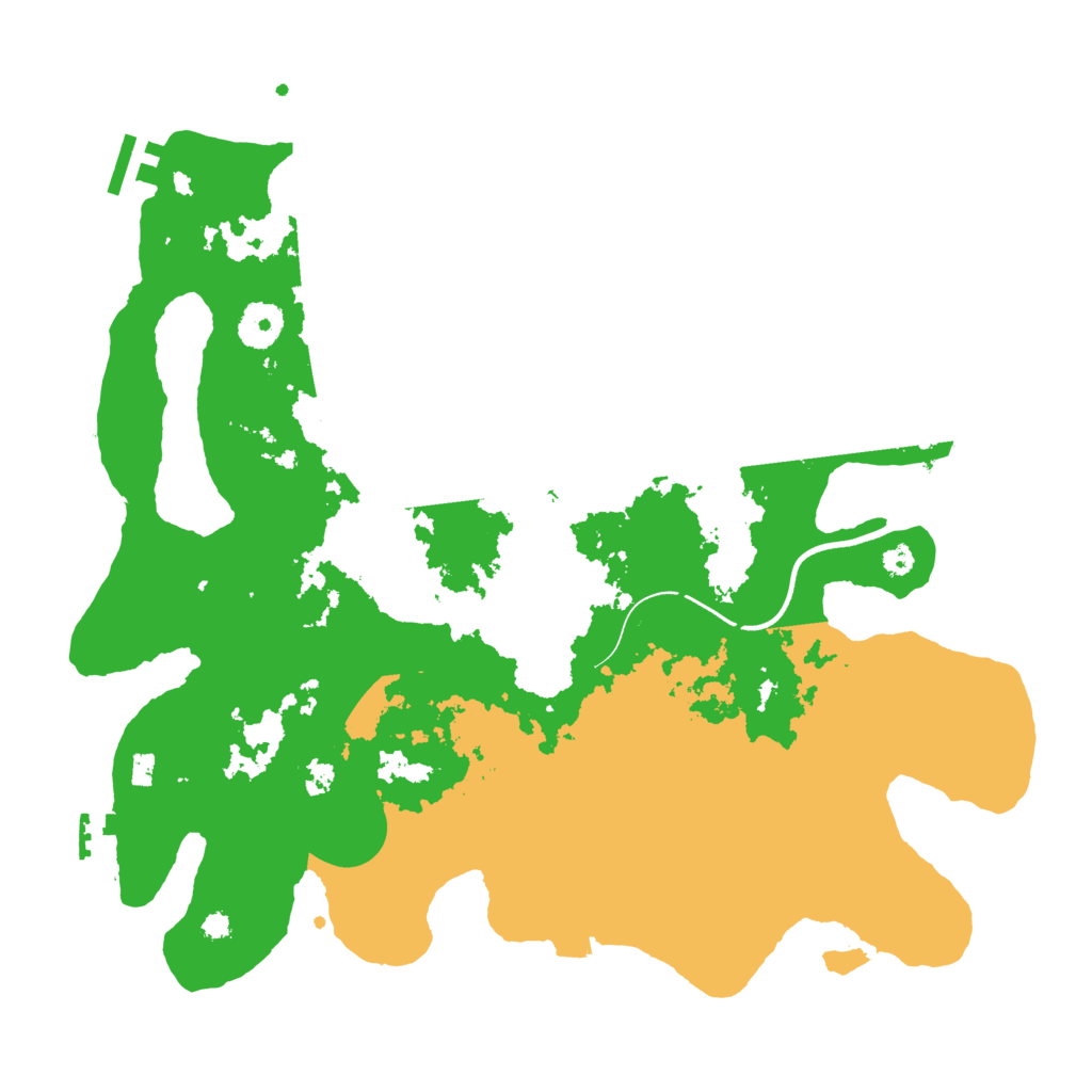 Biome Rust Map: Procedural Map, Size: 3600, Seed: 774795918