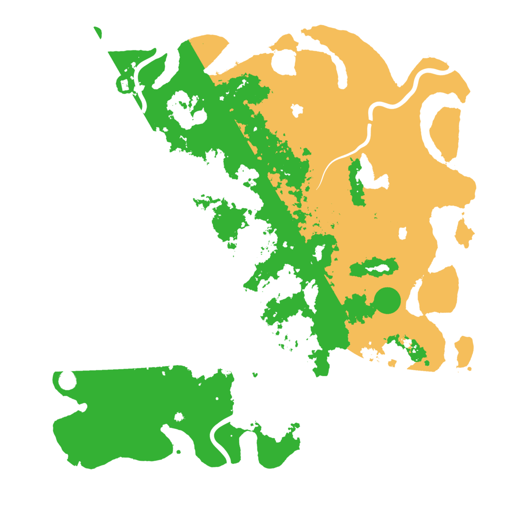 Biome Rust Map: Procedural Map, Size: 5003, Seed: 654899