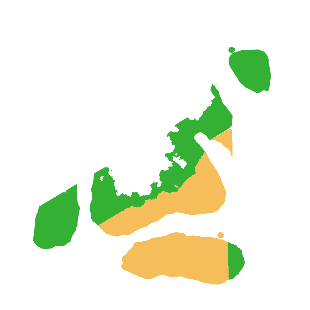 Biome Rust Map: Procedural Map, Size: 2000, Seed: 1464944350