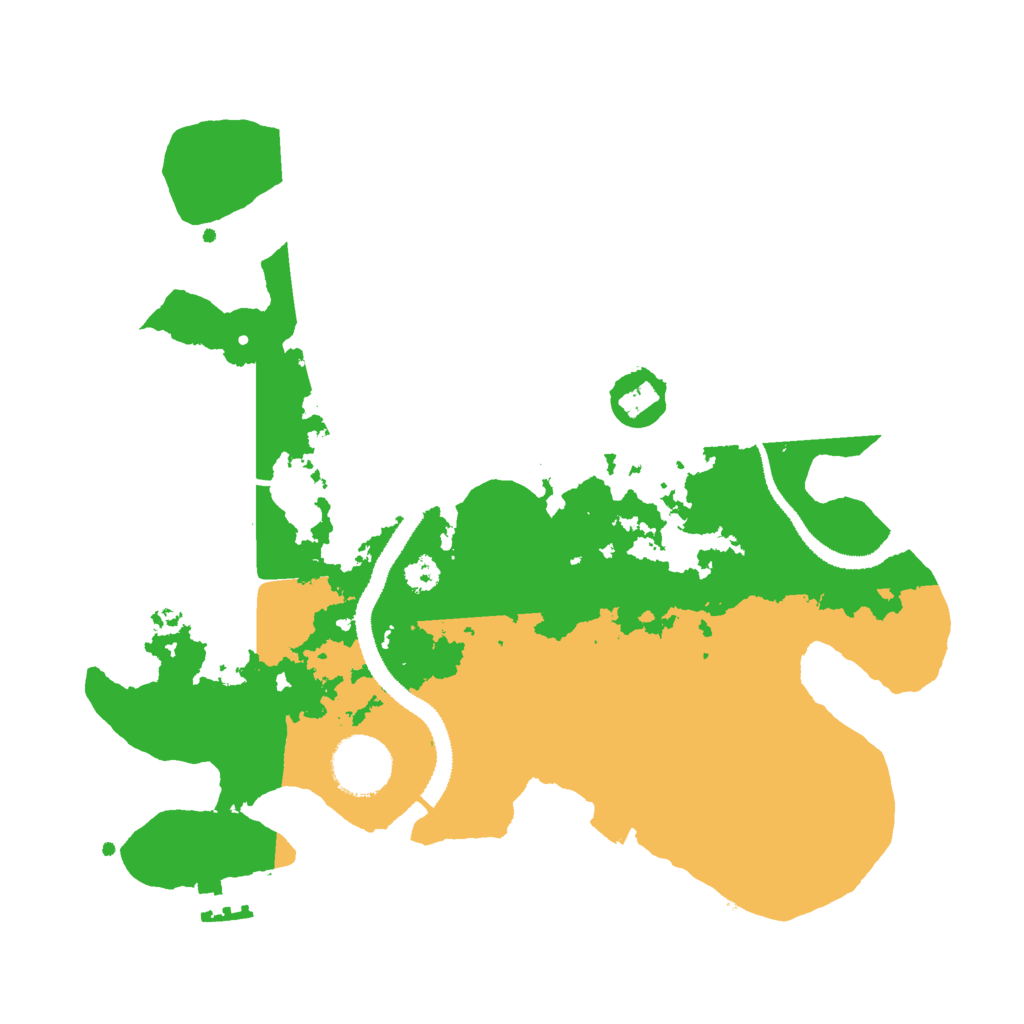 Biome Rust Map: Procedural Map, Size: 3000, Seed: 394169580