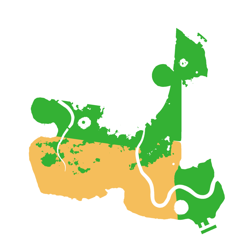 Biome Rust Map: Procedural Map, Size: 3000, Seed: 68231