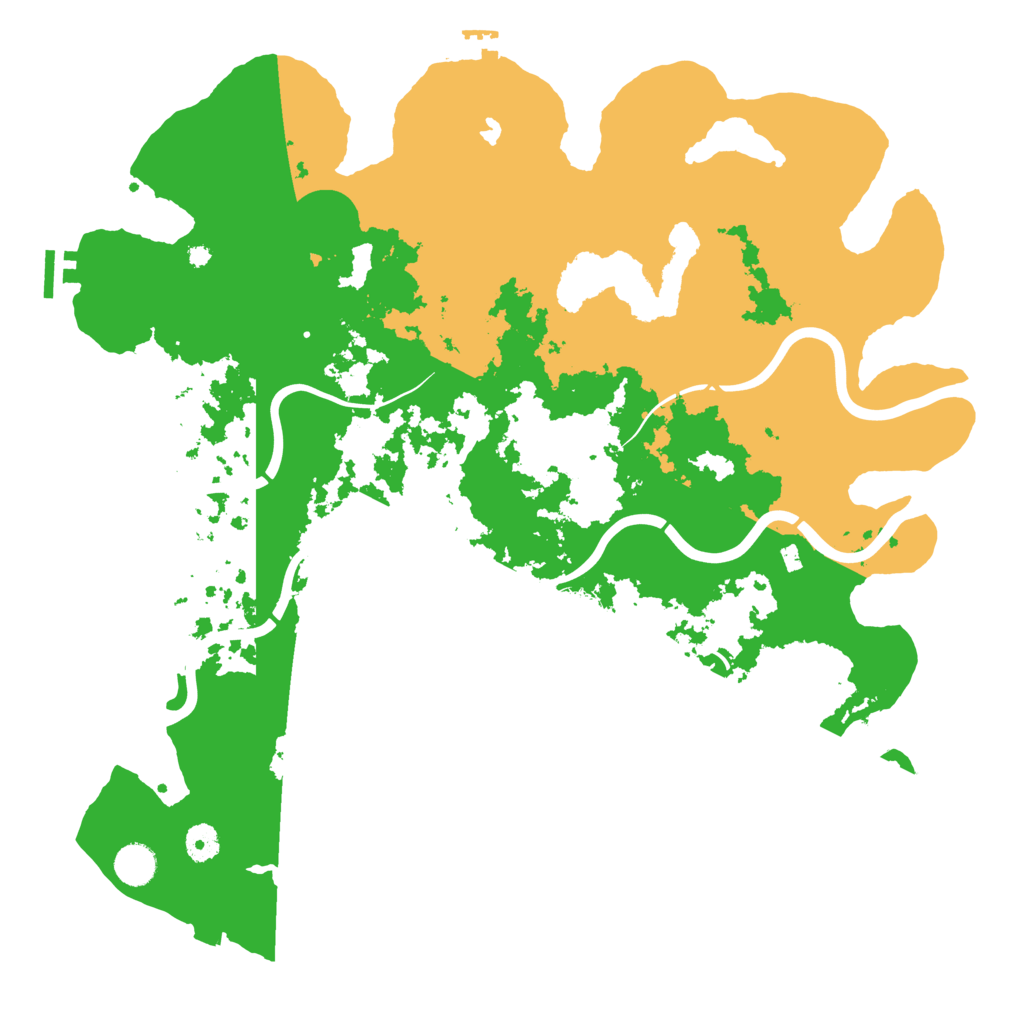 Biome Rust Map: Procedural Map, Size: 4300, Seed: 619055037