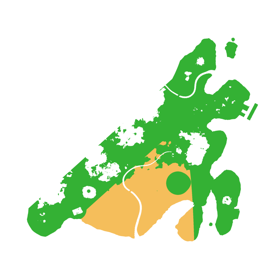 Biome Rust Map: Procedural Map, Size: 3000, Seed: 50006
