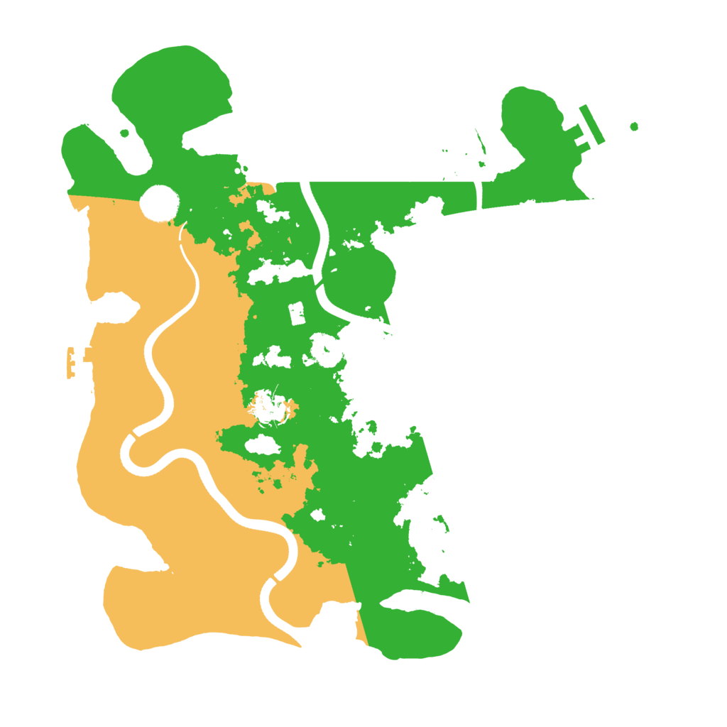 Biome Rust Map: Procedural Map, Size: 3500, Seed: 369640889
