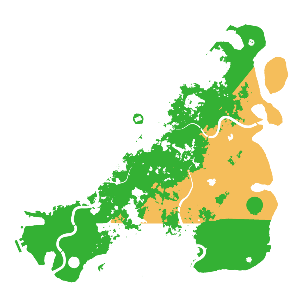 Biome Rust Map: Procedural Map, Size: 4750, Seed: 1045
