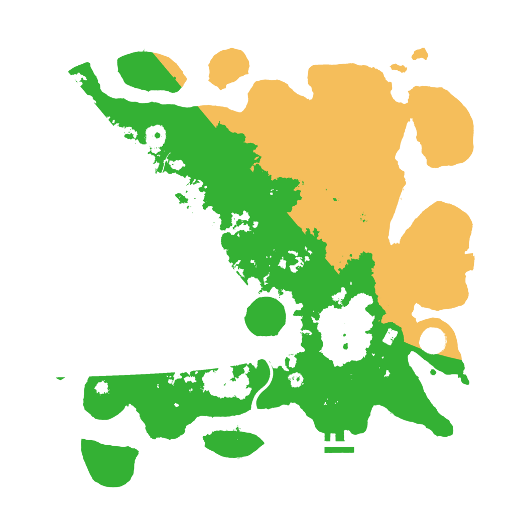 Biome Rust Map: Procedural Map, Size: 3500, Seed: 8540169
