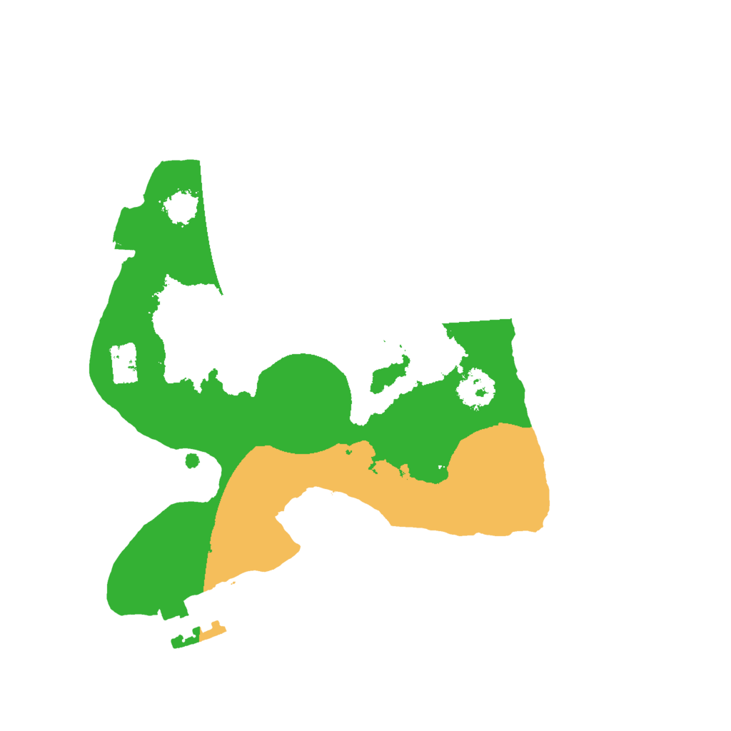 Biome Rust Map: Procedural Map, Size: 2000, Seed: 394169580