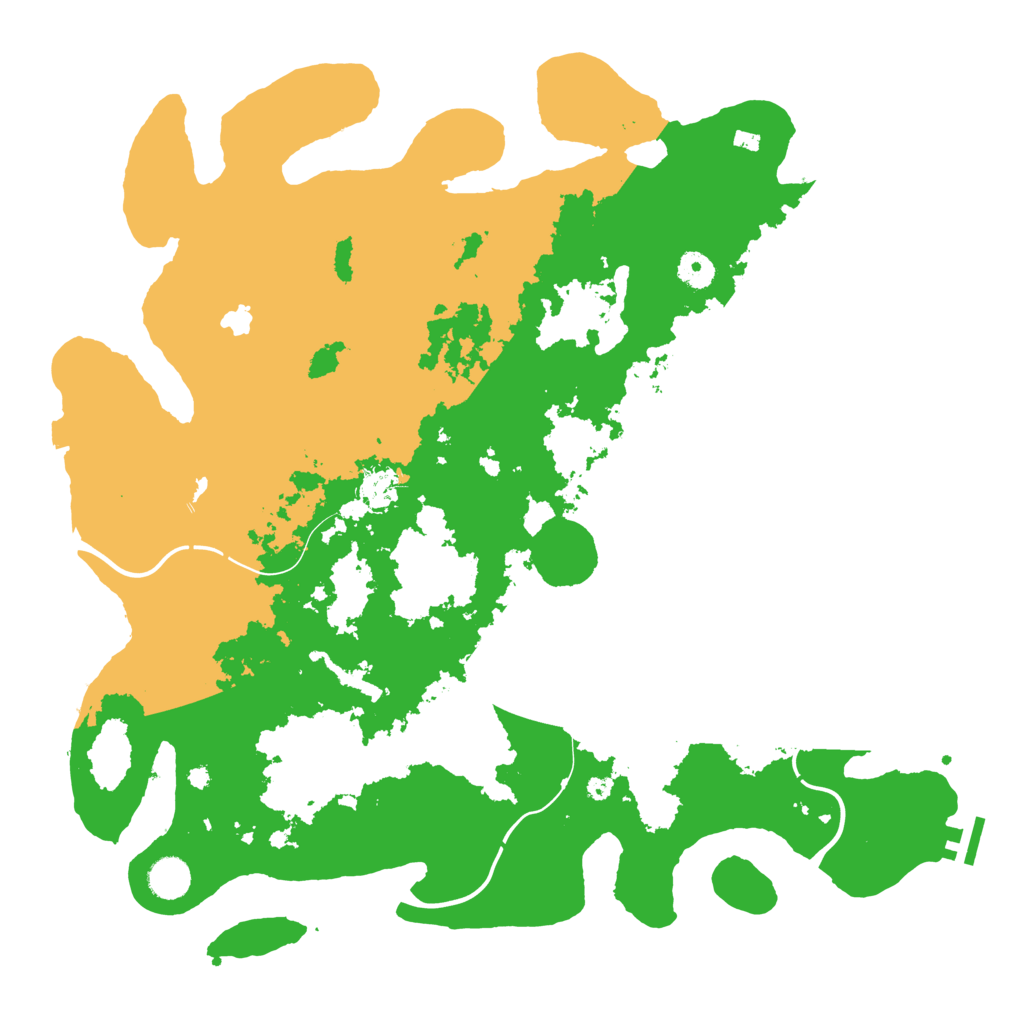 Biome Rust Map: Procedural Map, Size: 4250, Seed: 1521631275
