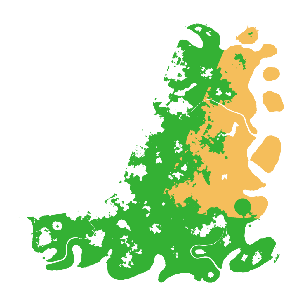 Biome Rust Map: Procedural Map, Size: 4750, Seed: 612351