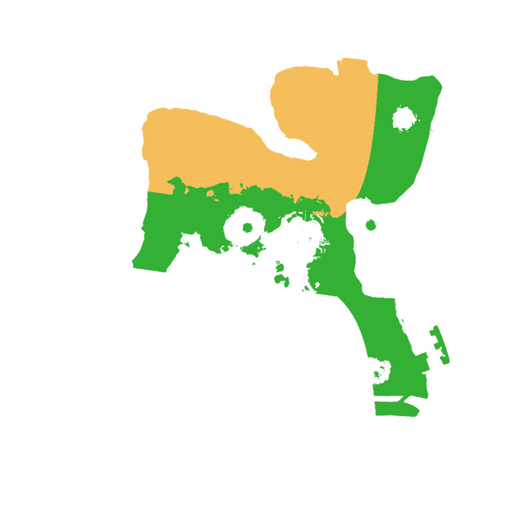 Biome Rust Map: Procedural Map, Size: 2000, Seed: 284437411