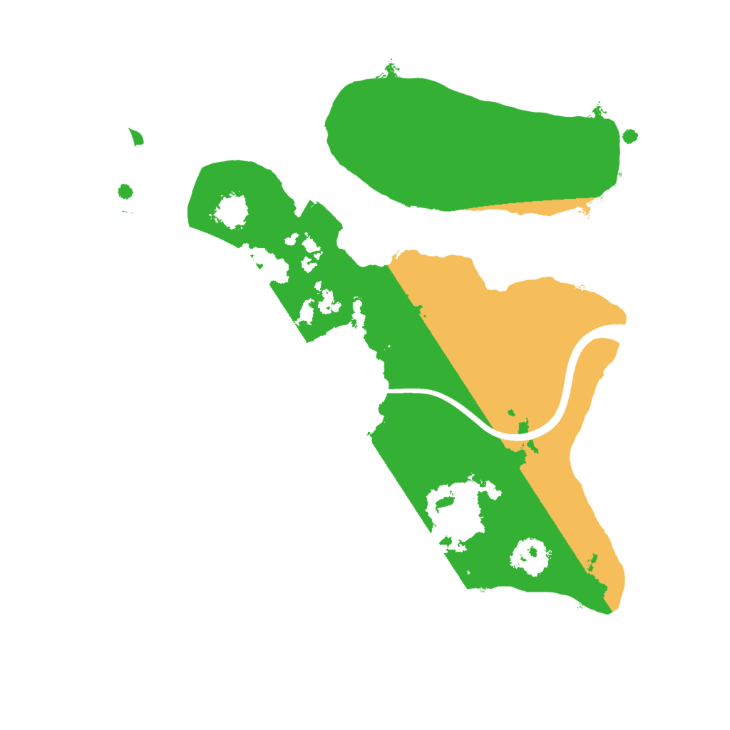 Biome Rust Map: Procedural Map, Size: 2000, Seed: 692460692
