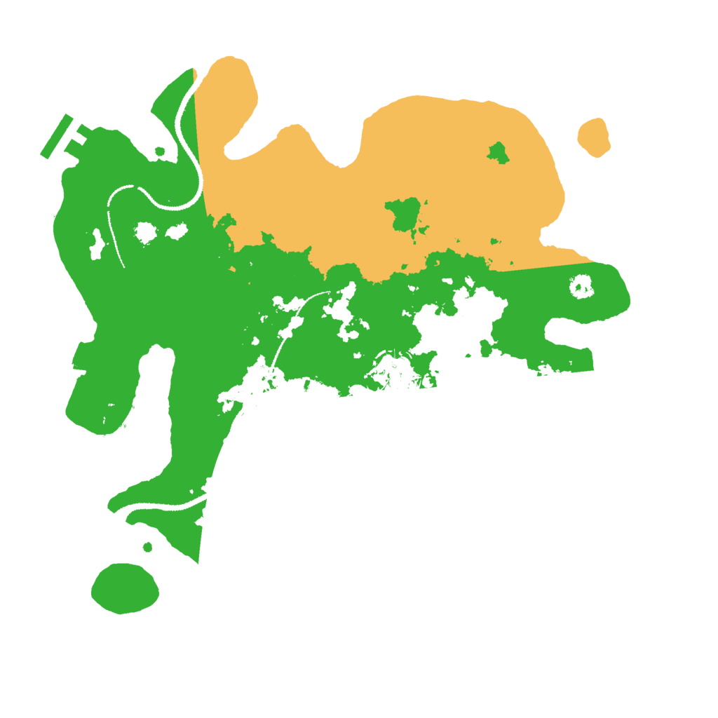 Biome Rust Map: Procedural Map, Size: 3000, Seed: 56282222